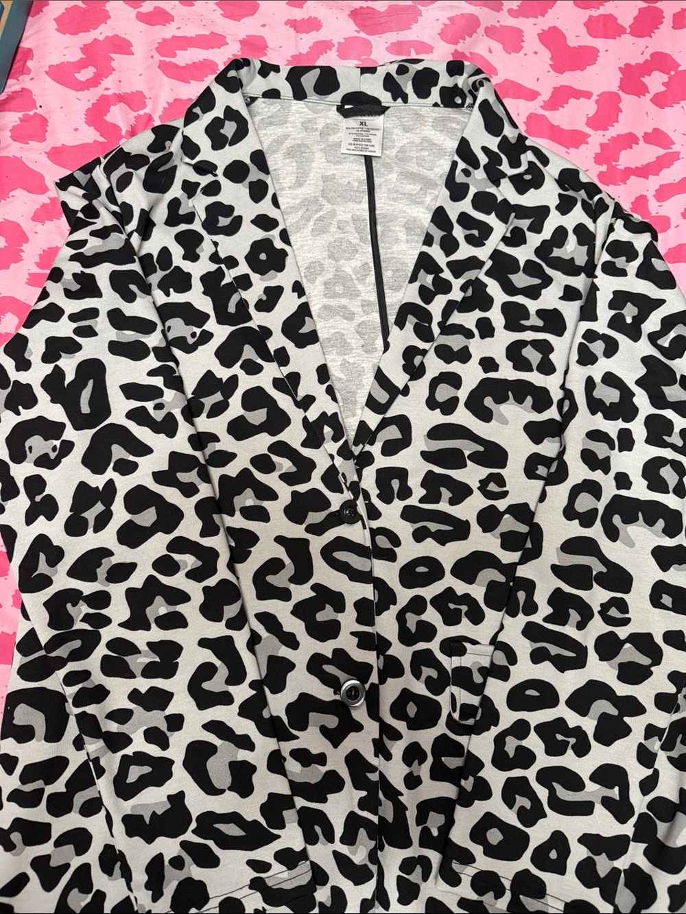 Leopard Print Blazer